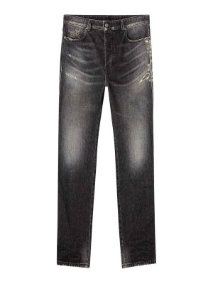 DIESEL: Bootcut - Bootcut Jeans - Schwarz