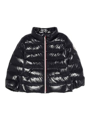 MONCLER: giacche casual - Piumino blu navy