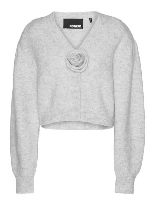 ROTATE Birger Christensen: Cardigans - Cardigan - Grau