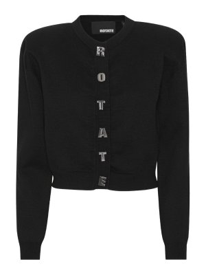 ROTATE Birger Christensen: Cardigans - Cardigan - Schwarz