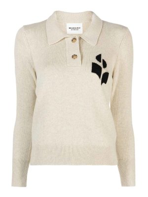 Isabel Marant Etoile: Poloshirts - Poloshirt - Grau