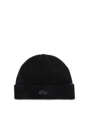 DIESEL: Gorros - Gorro - Negro