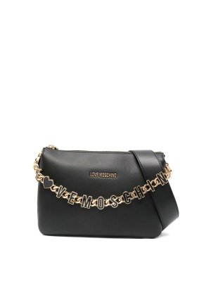 LOVE MOSCHINO: クロスボディバッグ - クロスボディバッグ - 黒