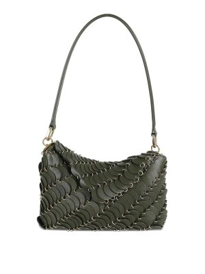 RABANNE: cross body bags - Shoulder Bag In Khaki