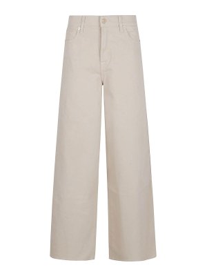 7 FOR ALL MANKIND: Bootcut - Bootcut Jeans - Creme