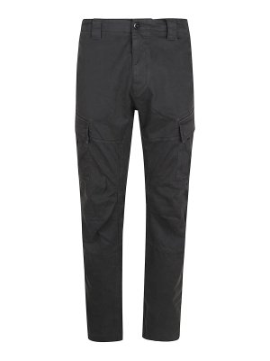 C.P. COMPANY: Pantalons casual - Pantalons Décontractés - Argent