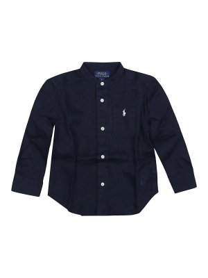 POLO RALPH LAUREN: シャツ - シャツ - ダークブルー