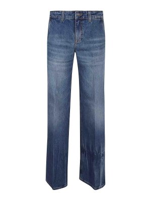 VICTORIA BECKHAM: ブーツカットジーンズ - ブーツカットジーンズ - ミディアムウォッシュ