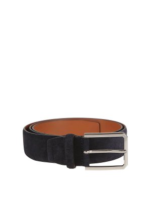 SANTONI: belts - Suede belt