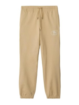 BURBERRY: スウェットパンツ - トラックスーツ ボトムス - ベージュ