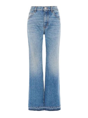 CHLOE': bootcut jeans - Cropped Straight Jeans