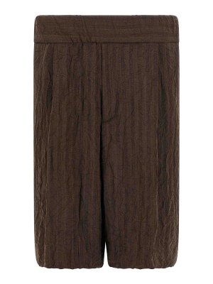 DRIES VAN NOTEN: Hosen Shorts - Shorts - Braun