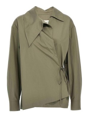 Ermanno Scervino Rhinestone Shirt - Grey | D472K321CTUIWS4706