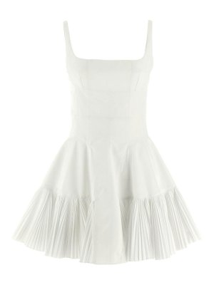 GIOVANNI BEDIN: ニーレングスドレス - 膝丈ドレス - 白