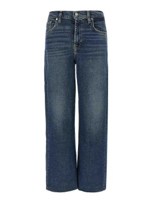 7 FOR ALL MANKIND: Jeans évasés - Jean Bootcut - Bleu Clair