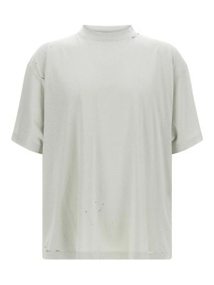BALENCIAGA: Camisetas - Camiseta - Beis