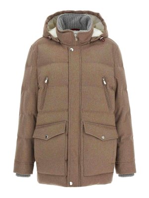 BRUNELLO CUCINELLI: padded jackets - Flannel Down Jacket