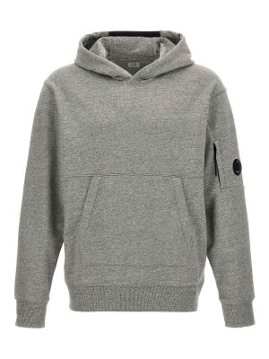 C.P. COMPANY: Sweatshirts & Sweaters - Diagonal Raised Hoodie