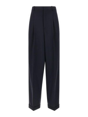 POLO RALPH LAUREN: カジュアルトラウザー - カジュアルパンツ - ブルー