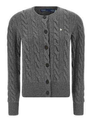 POLO RALPH LAUREN: Cárdigans - Cárdigan - Gris