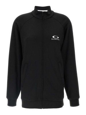 BALENCIAGA: knee length dresses - Tracksuit Dress