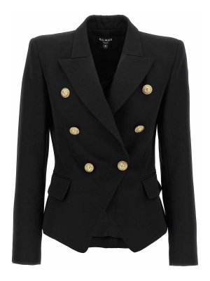 Balmain: Blazer - Blazer - Schwarz
