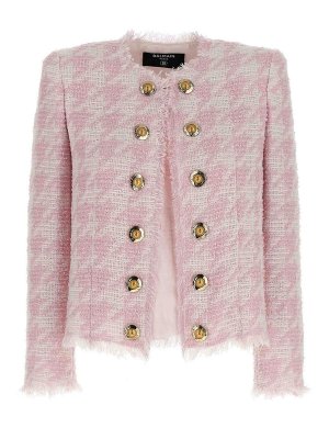Balmain: blazers - Boucl Blazer