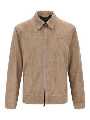 BRIONI: shirts - Suede Blouson