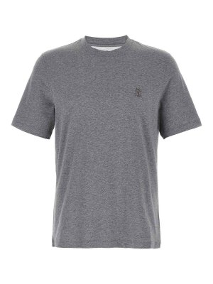 BRUNELLO CUCINELLI: Camisetas - Camiseta - Gris