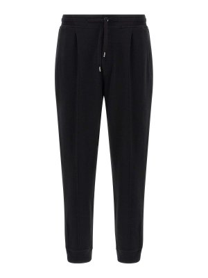 BRUNELLO CUCINELLI: スウェットパンツ - トラックスーツ ボトムス - 黒