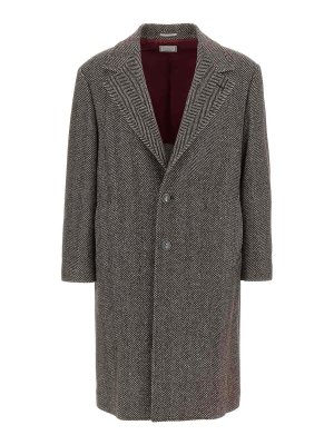 BRUNELLO CUCINELLI: short coats - Single-Breasted Cashmere Coat