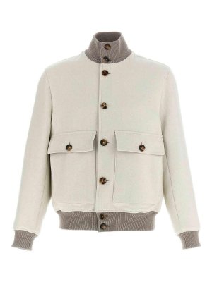 BRUNELLO CUCINELLI: bombers - Wool Bomber Jacket