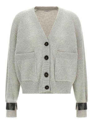 BRUNELLO CUCINELLI: cardigans - Monile Cuff Cardigan