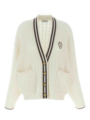 BRUNELLO CUCINELLI: cardigans - Braided Cardigan