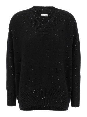 BRUNELLO CUCINELLI: cardigans - Sequin Sweater