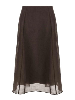 BRUNELLO CUCINELLI: Knee length skirts & Midi - Circle Skirt