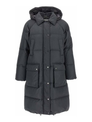 BRUNELLO CUCINELLI: Kurze Daunenjacken - Daunenjacke - Grau