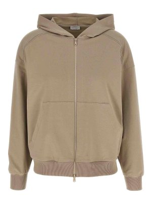 BRUNELLO CUCINELLI: Sweatshirts und Pullover - Sweatshirt - Beige