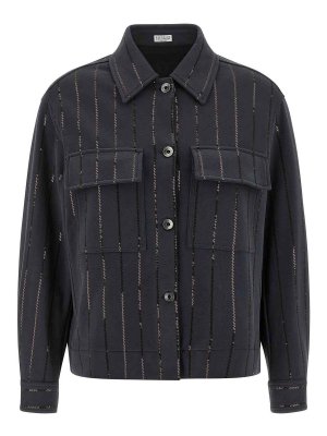 BRUNELLO CUCINELLI: スウェット＆セーター - スウェットシャツ/セーター - ブルー