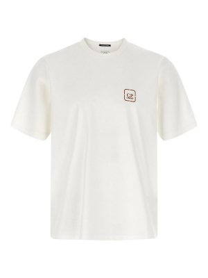 C.P. COMPANY: t-shirt - T-shirt di stampa a doppia faccia