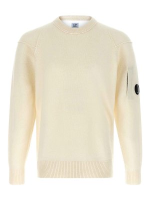 C.P. COMPANY: crew necks - Lens Sweater