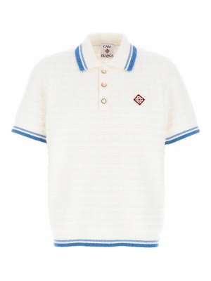 CASABLANCA: polo shirts - Boucle Polo Shirt