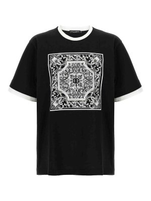 DOLCE & GABBANA: Tシャツ - Tシャツ - 白