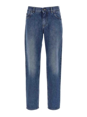 DOLCE & GABBANA: Bootcut - Bootcut Jeans - Blau