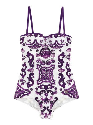 DOLCE & GABBANA: Badeanzüge - Badeanzug - Lila