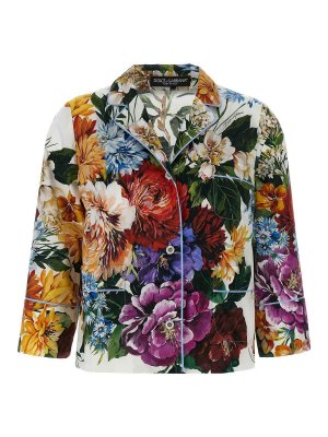 DOLCE & GABBANA: camicie - Camicia stampata a bouquet