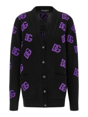 DOLCE & GABBANA: cardigans - Logo Cardigan
