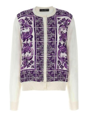 DOLCE & GABBANA: Cardigans - Cardigan - Lila
