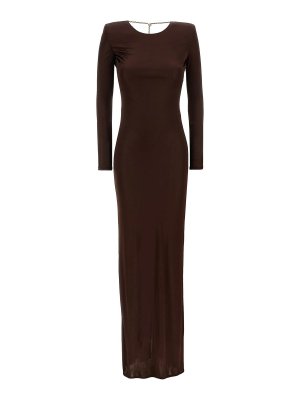 ELISABETTA FRANCHI: maxi dresses - Chain Dress