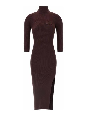 ELISABETTA FRANCHI: knee length dresses - Knitted Dress